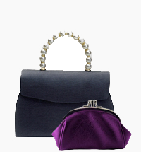 Black Purse and Purple Coinpurse